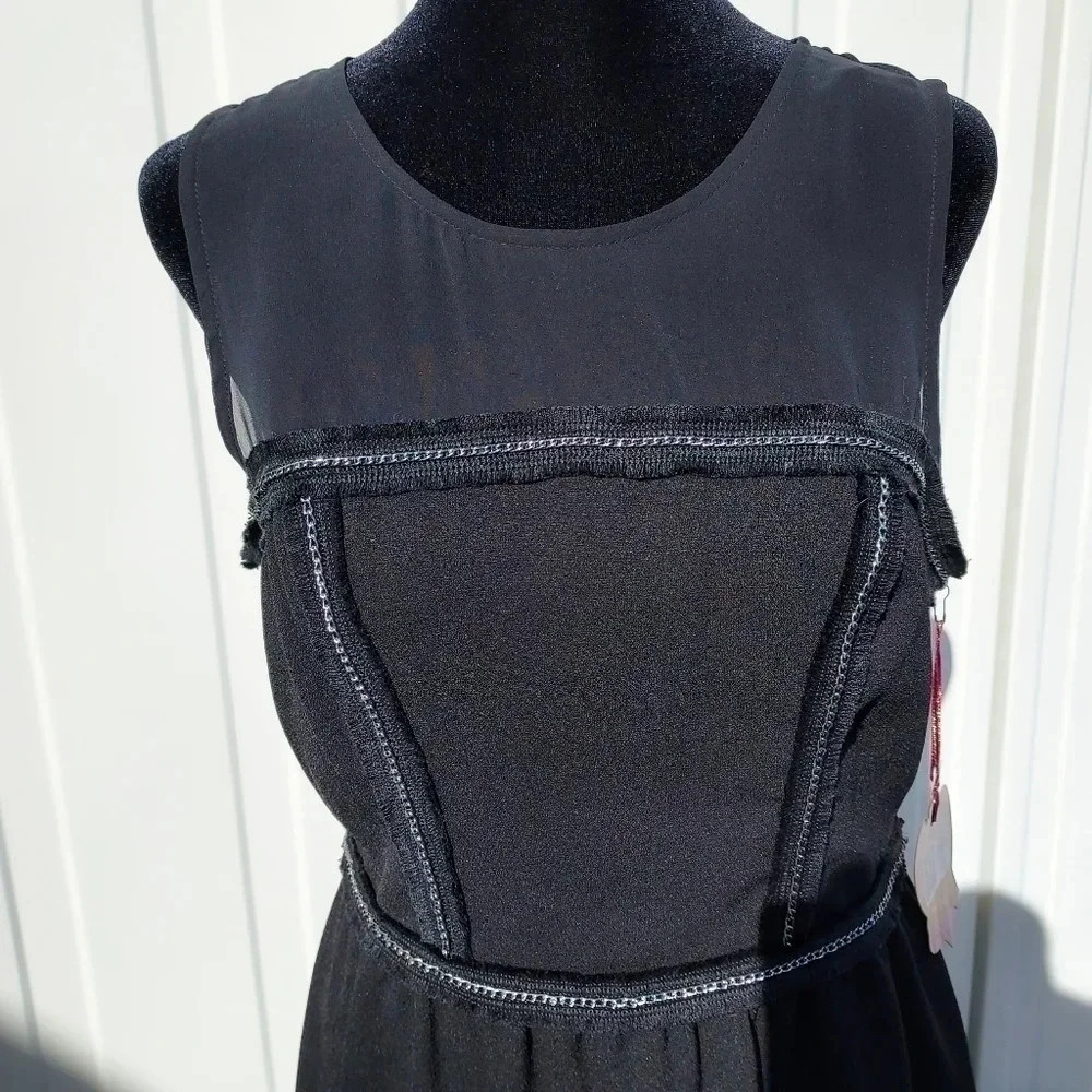 NWT Vera Wang Junior Princess Dress Size 7 Black - Picture 3 of 11